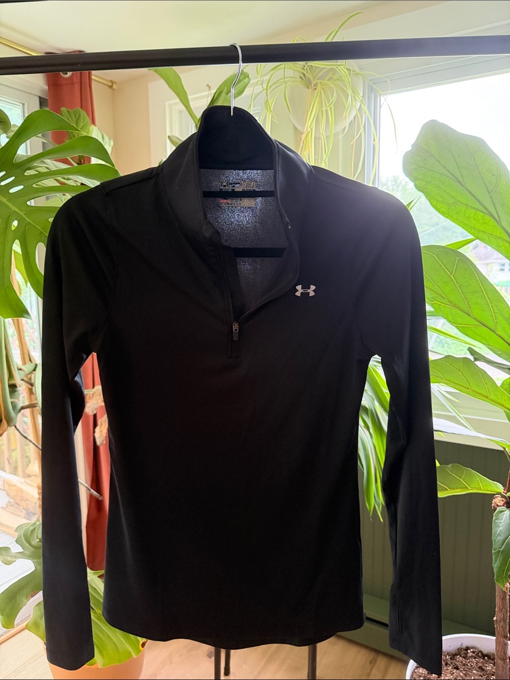 Under Armour Black Quarter-Zip Training Top